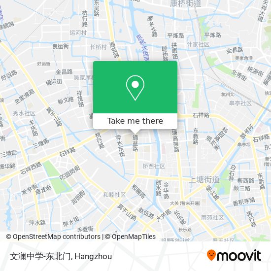 文澜中学-东北门 map