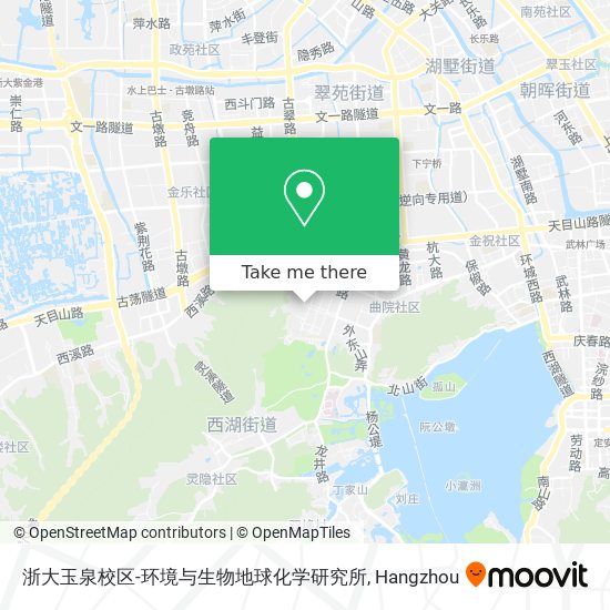 浙大玉泉校区-环境与生物地球化学研究所 map