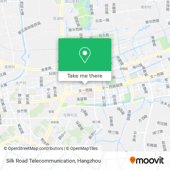 Silk Road Telecommunication map