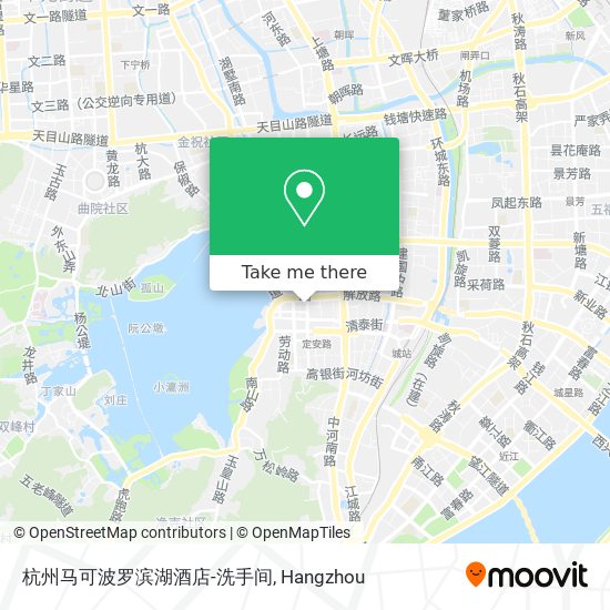 杭州马可波罗滨湖酒店-洗手间 map