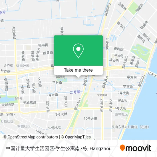 中国计量大学生活园区-学生公寓南7栋 map