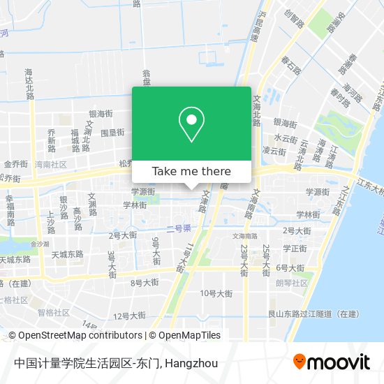 中国计量学院生活园区-东门 map