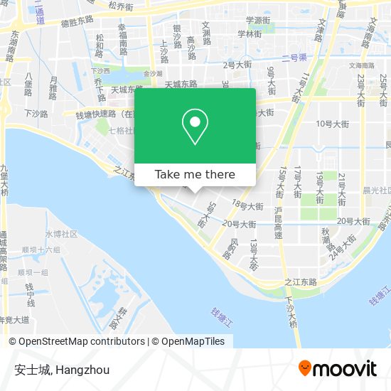安士城 map