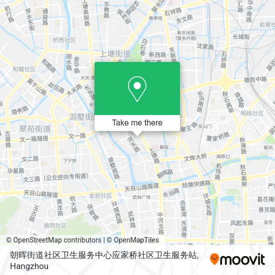 朝晖街道社区卫生服务中心应家桥社区卫生服务站 map