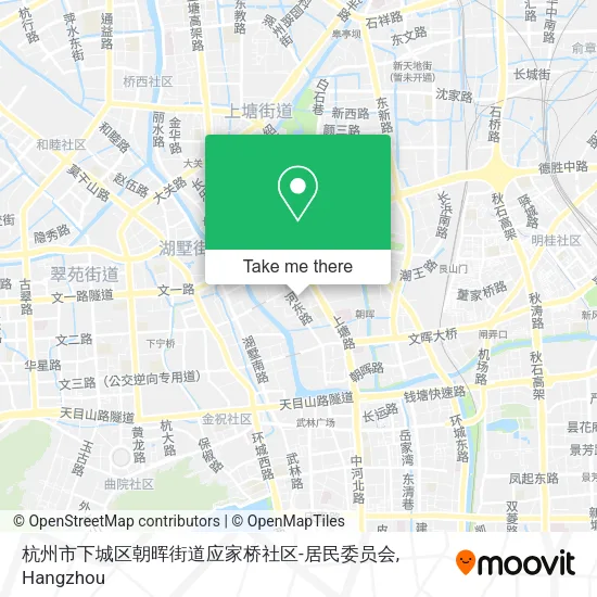 杭州市下城区朝晖街道应家桥社区-居民委员会 map