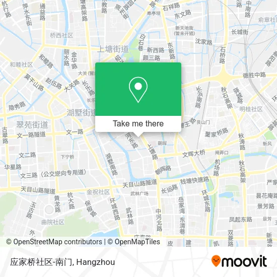应家桥社区-南门 map