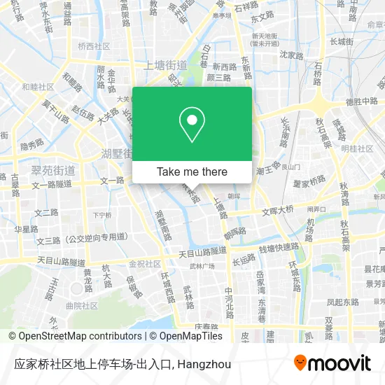 应家桥社区地上停车场-出入口 map