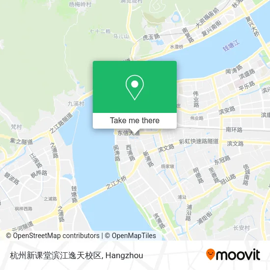 杭州新课堂滨江逸天校区 map