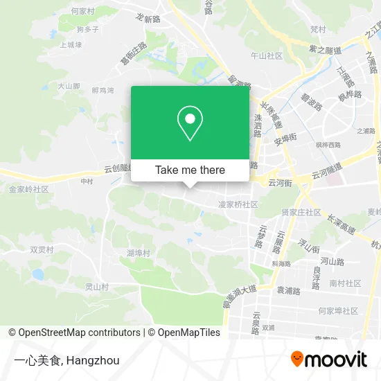 一心美食 map