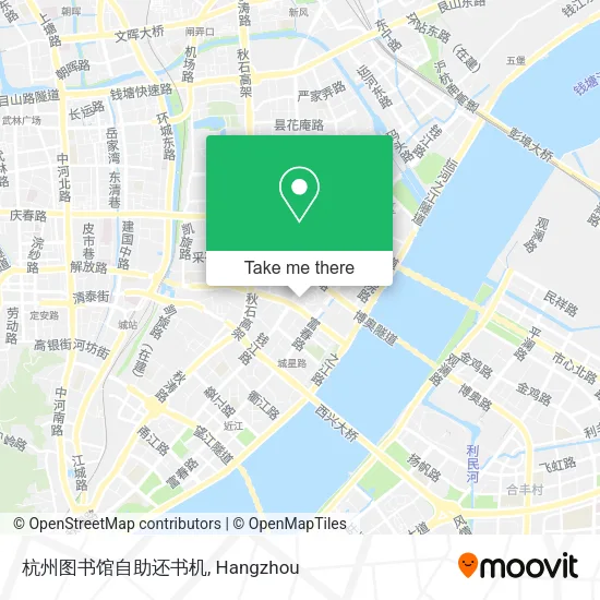 杭州图书馆自助还书机 map