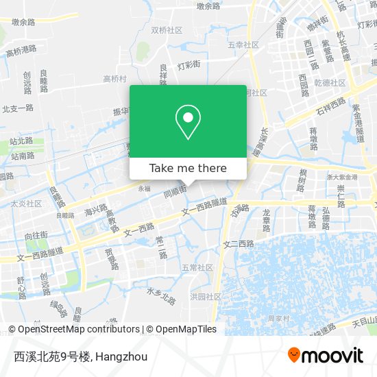 西溪北苑9号楼 map