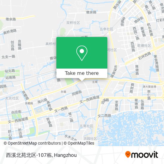 西溪北苑北区-107栋 map