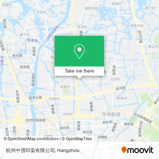 杭州中强印染有限公司 map