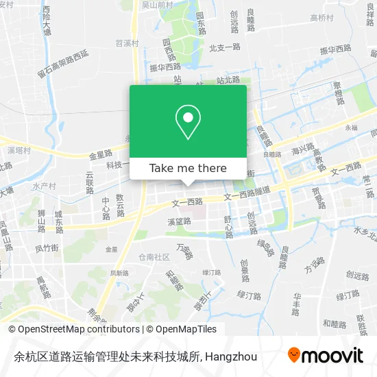 余杭区道路运输管理处未来科技城所 map