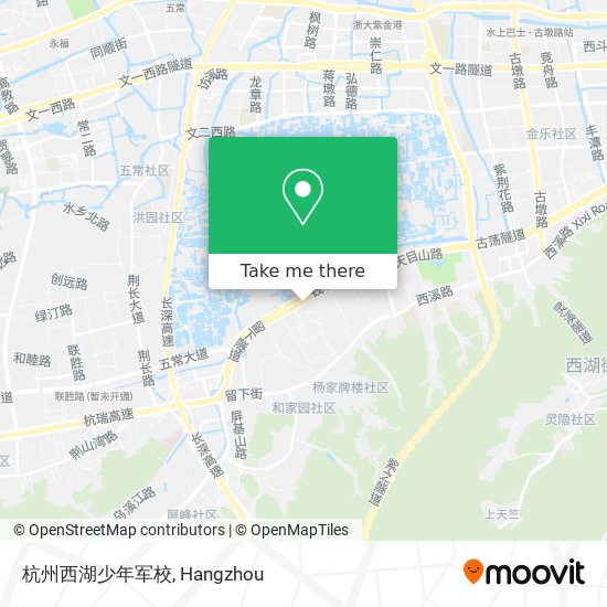 杭州西湖少年军校 map