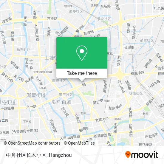 中舟社区长木小区 map