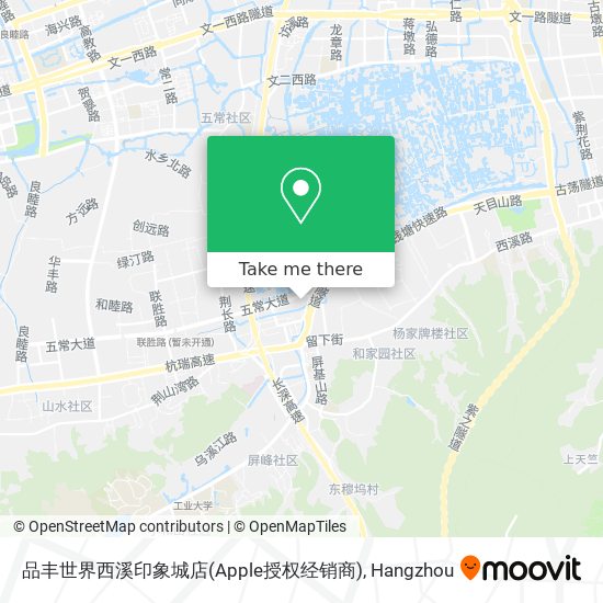 品丰世界西溪印象城店(Apple授权经销商) map