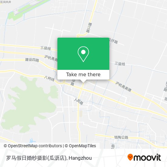 罗马假日婚纱摄影(瓜沥店) map