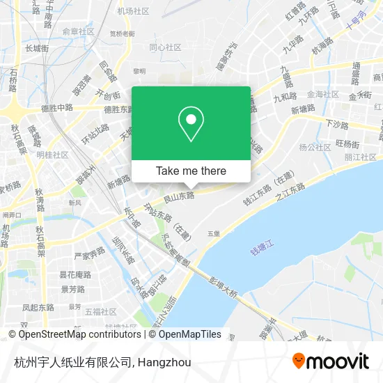 杭州宇人纸业有限公司 map