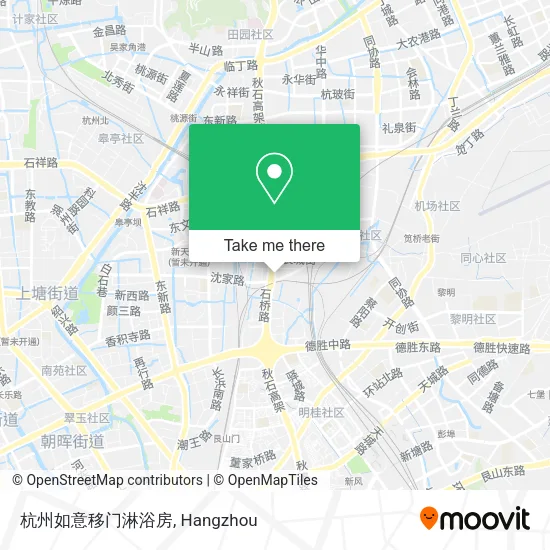 杭州如意移门淋浴房 map