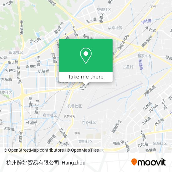 杭州醉好贸易有限公司 map
