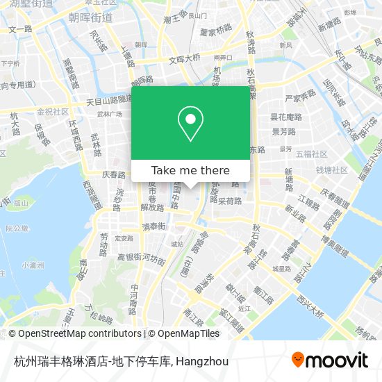杭州瑞丰格琳酒店-地下停车库 map