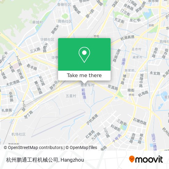 杭州鹏通工程机械公司 map