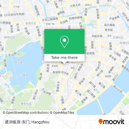 通润银座-东门 map