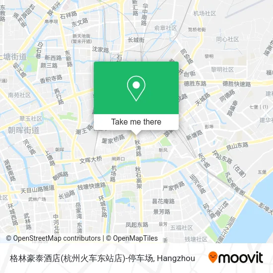 格林豪泰酒店(杭州火车东站店)-停车场 map