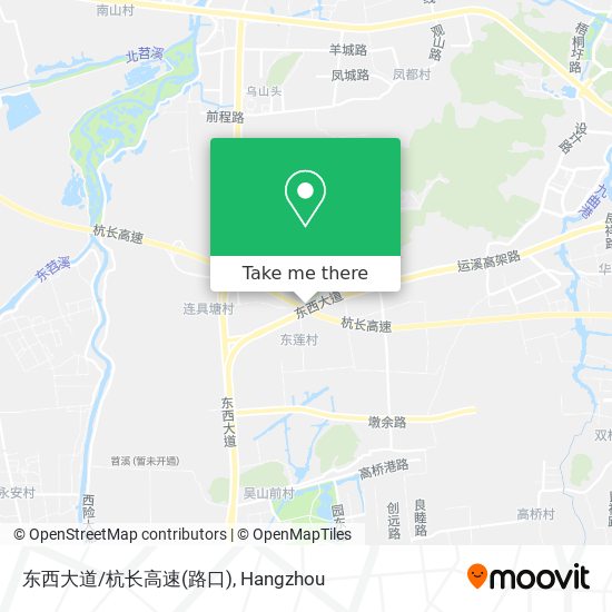 东西大道/杭长高速(路口) map