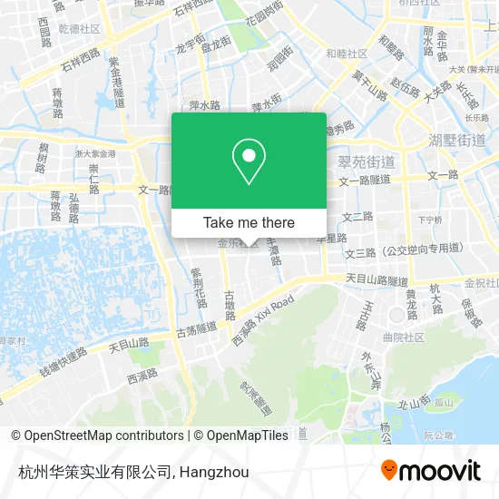 杭州华策实业有限公司 map