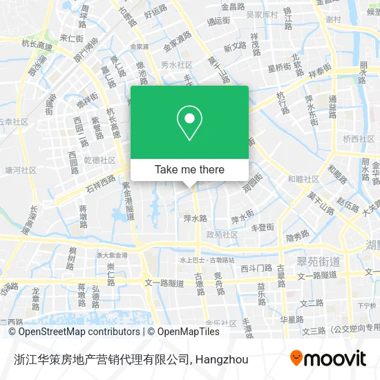 浙江华策房地产营销代理有限公司 map