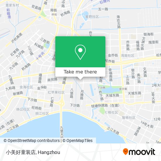 小美好童装店 map