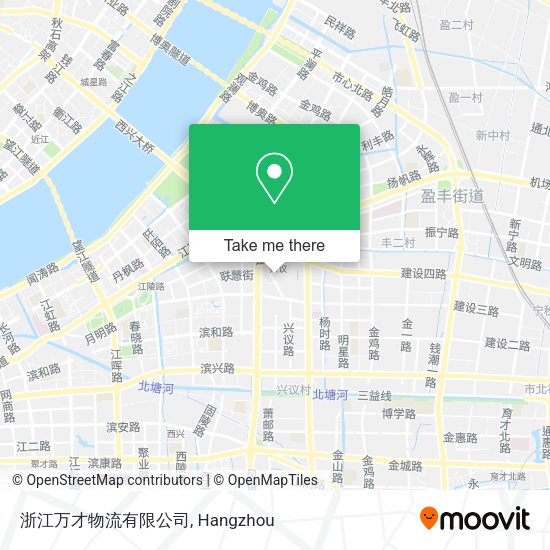浙江万才物流有限公司 map