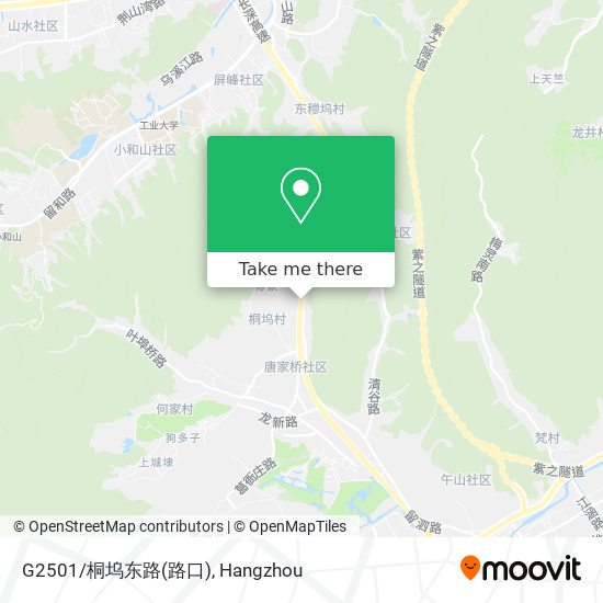 G2501/桐坞东路(路口) map