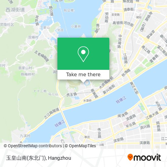 玉皇山南(东北门) map