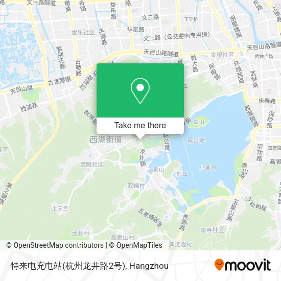 特来电充电站(杭州龙井路2号) map