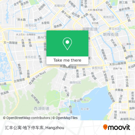 汇丰公寓-地下停车库 map