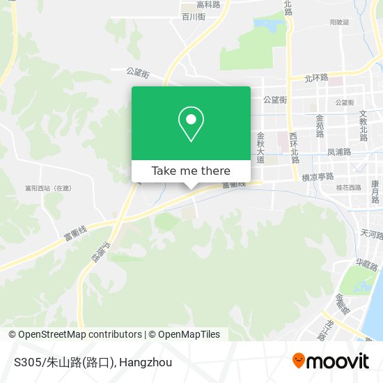 S305/朱山路(路口) map