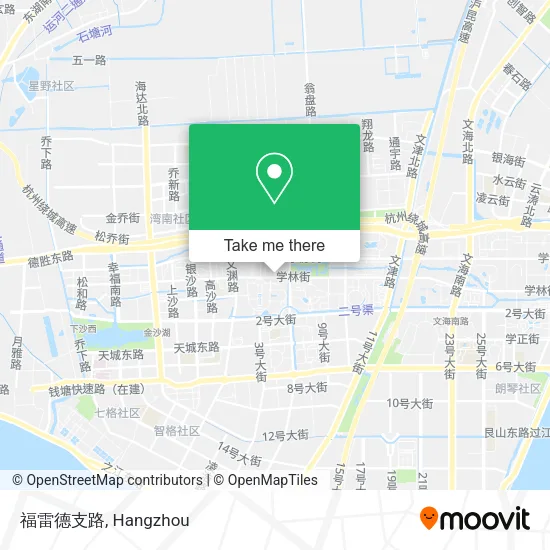 福雷德支路 map