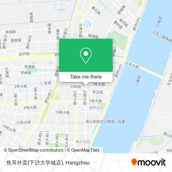 焦耳外卖(下沙大学城店) map