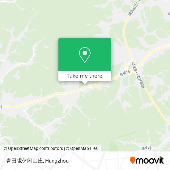 青田垅休闲山庄 map