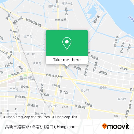 高新三路辅路/鸿南桥(路口) map