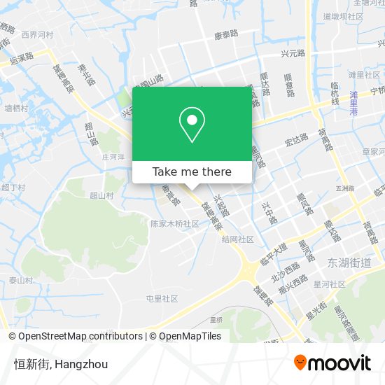 恒新街 map