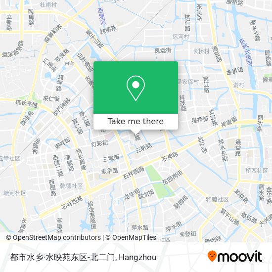 都市水乡·水映苑东区-北二门 map