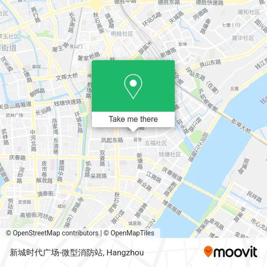 新城时代广场-微型消防站 map