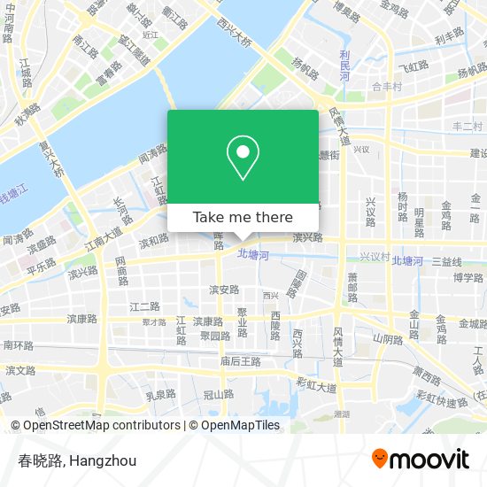 春晓路 map
