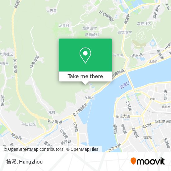 拾溪 map