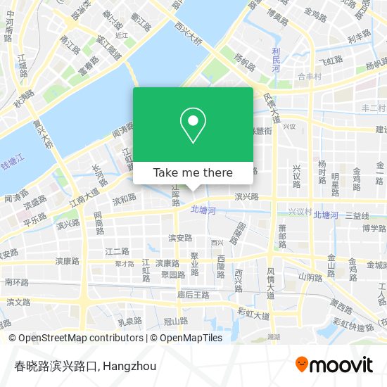 春晓路滨兴路口 map