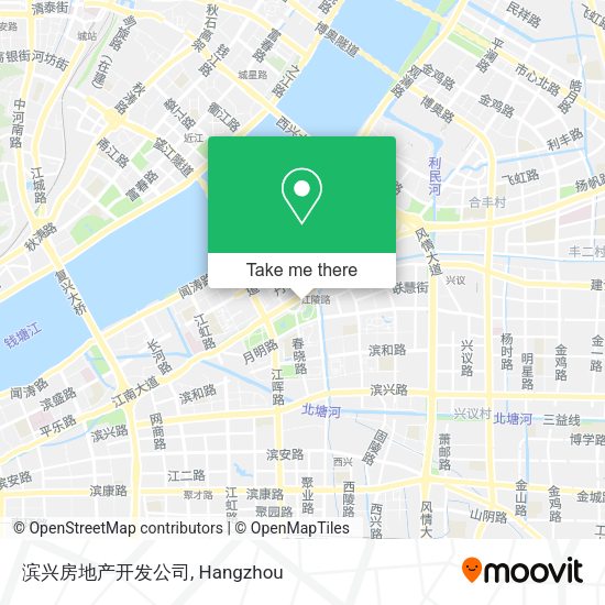 滨兴房地产开发公司 map